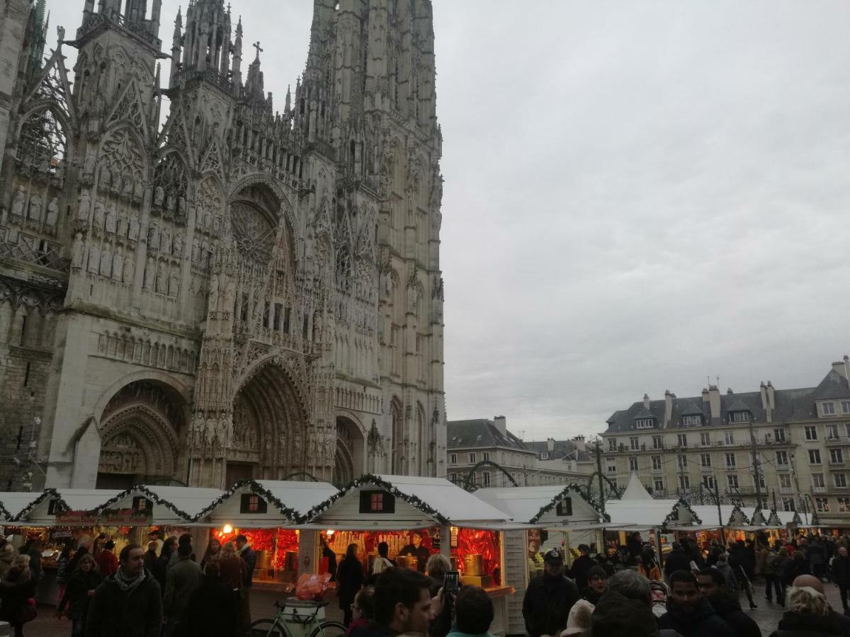 Grand Appartement Proche Chu Rouen Kültér fotó